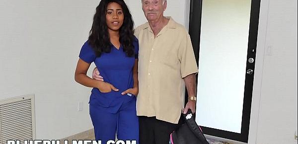  BLUE PILL MEN - Old Man Frankie Takes His Blue Pill And Goes To Town On Jenna Foxx